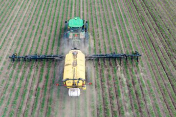 a machine in the field